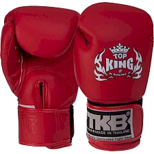 Перчатки для бокса детские кожаные TOP KING TKBGKC (Красный)