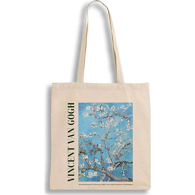 Экошопер BookOpt BK4098 Vincent Van Gogh Almond Blossom бежевый