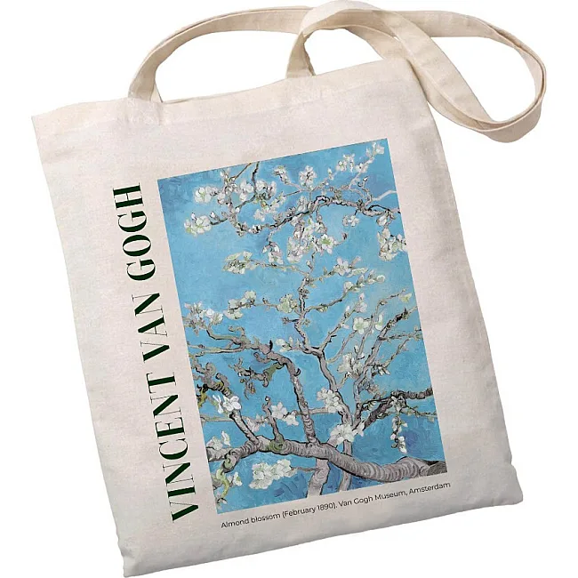 Экошопер BookOpt BK4098 Vincent Van Gogh Almond Blossom бежевый