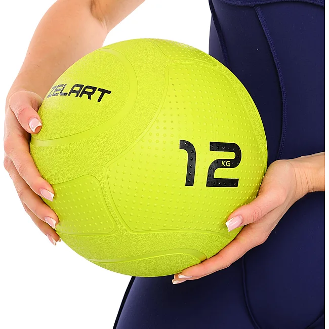 Слэмбол мяч набивной для кроссфита и фитнеса
 Mdbuddy FI-1774-12 12кг
