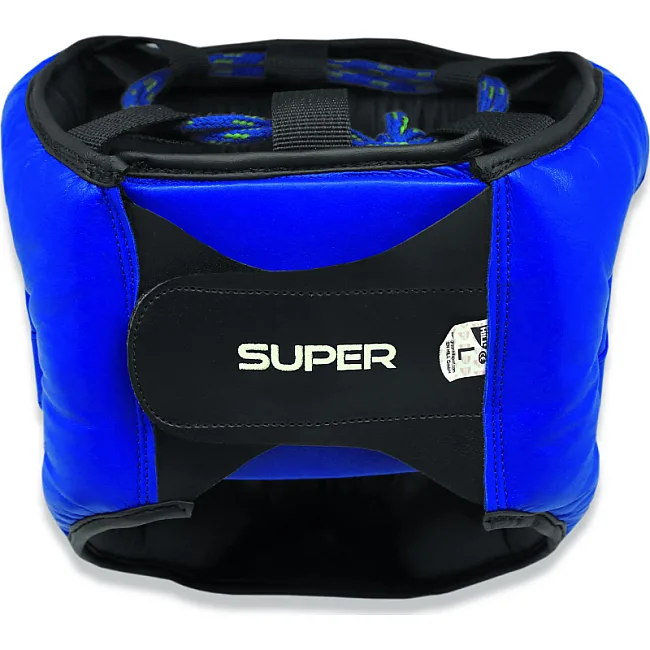 Боксерский шлем тренировочный Green Hill Super (Синий)