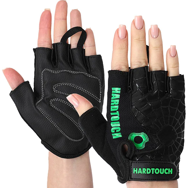 Тренировочные перчатки для фитнеса
 HARD TOUCH FG-9499 (Черный)