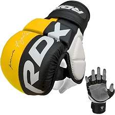 Перчатки для ММА RDX T6 Plus Rex Yellow
