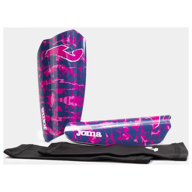 Щитки футбольные Joma SPARTAN синий, розовый