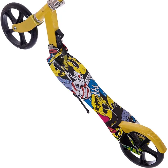 Самокат городской двухколесный складной XINZ SCOOTER 200-2P (Желтый)