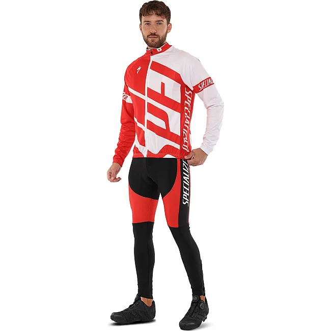 Велоформа демисезонная джерси с длинным рукавом и штаны с лямками SPOINT SPECIALIZED Y-5