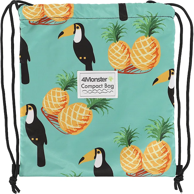 Рюкзак-мешок спортивный
 COMPACT BAG 4MONSTER
 T-SKB 37,5x44см (Бирюзовый)