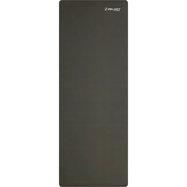 Коврик для фитнеса и спорта PU резина ZELART
 FI-4903 183x68x0,45см (Серый)