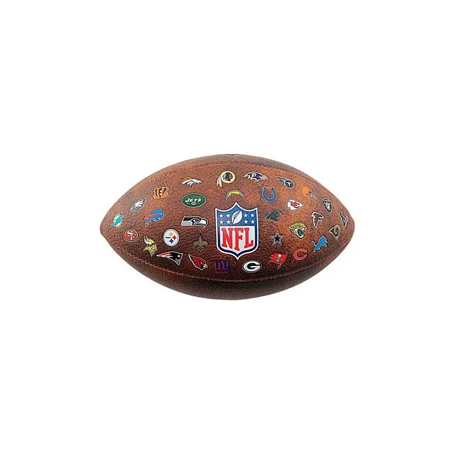 М'яч для американського футболу Wilson NFL OFF THROWBACK 32 TEAM LOGO