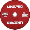 Бамперный диск резиновый

 LiveUp LP8332-25 ø50.5мм 25кг