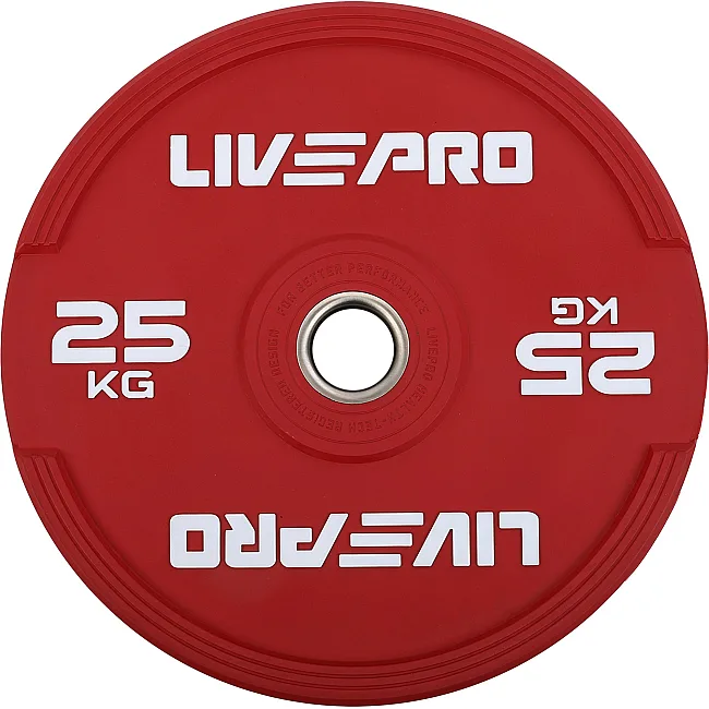 Бамперный диск резиновый

 LiveUp LP8332-25 ø50.5мм 25кг