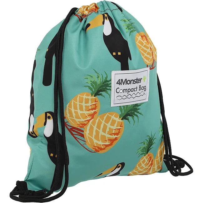 Рюкзак-мешок спортивный
 COMPACT BAG 4MONSTER
 T-SKB 37,5x44см (Бирюзовый)