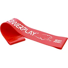 Фитнес резинка POWERPLAY 4113 1мм. Красная (сопротивление 10-15 кг)