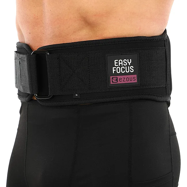 Распродажа! Пояс атлетический текстильный EZOUS POWER BELT ARMOR O-07 спинка-18см