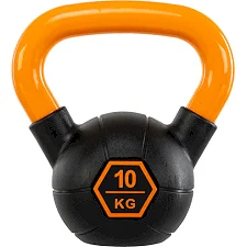 Гиря тренувальна цільна з пофарбованою ручкою LiveUp Urethane competition kettlebell UAZE5336-10 вага 10кг