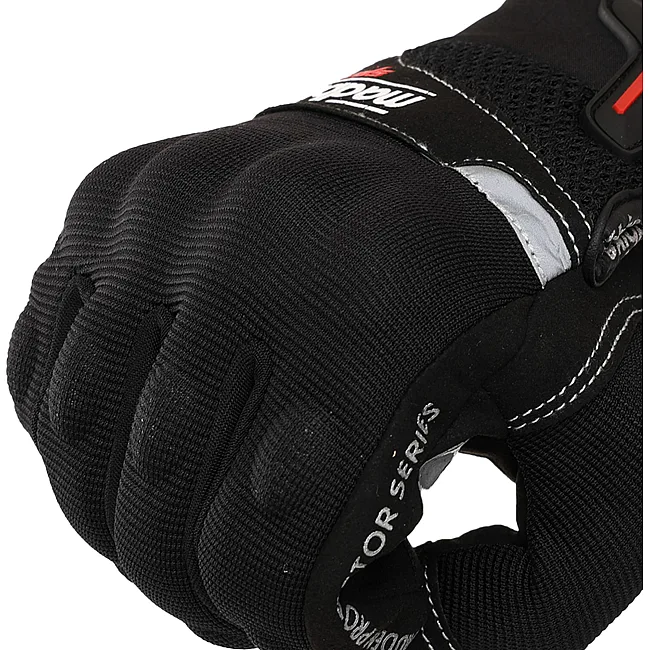 Мотоперчатки MADBIKE MAD-04-BK (Черный-белый)