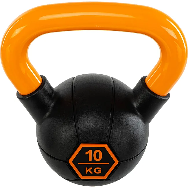 Гиря тренировочная цельная
 с окрашенной ручкой LiveUp Urethane competition kettlebell UAZE5336-10 вес 10кг