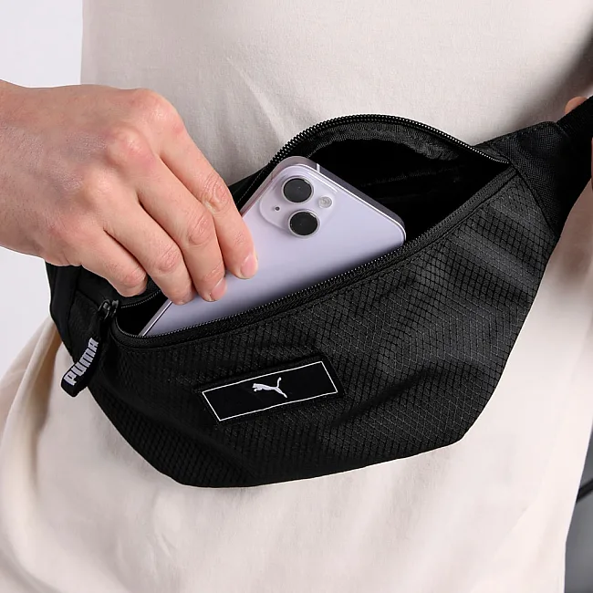 Сумка на пояс Puma DECK Waist Bag 2,2L чорний 31.5х9х15.5 см