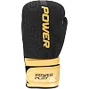 Боксерские перчатки PowerPlay 3024 Ultra Mat Черно-Золотые