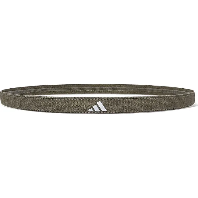 Пов'язки на голову жіноча Adidas Hairbands 3pk зелений, темно-сірий, сірий