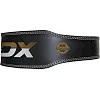 Пояс для тяжелой атлетики RDX 6 кожаный Black Gold