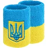 Спортивный напульсник впитывающий влагу SP-PLANETA BC-4063 1шт (Желтый-голубой)