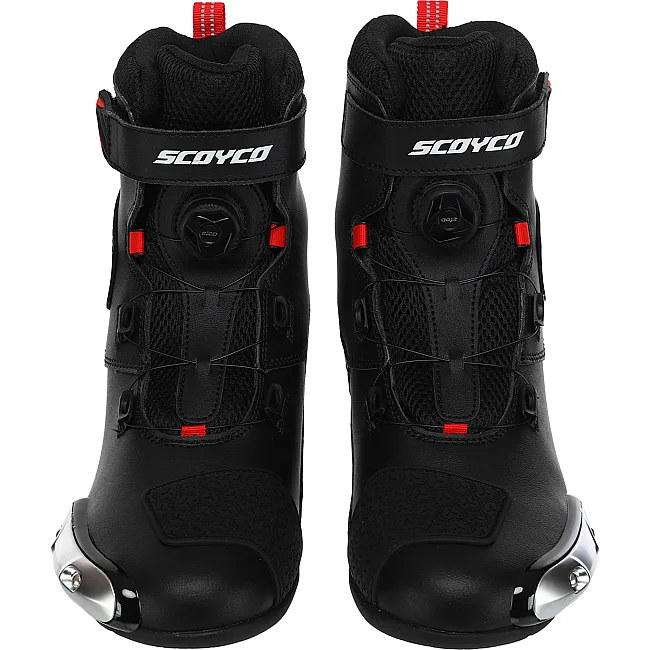 Мотоботы Спортивные короткие SCOYCO MR002-2 39-46 (Черный)