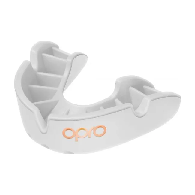 Боксерская капа OPRO Bronze детская (возраст до 10) White