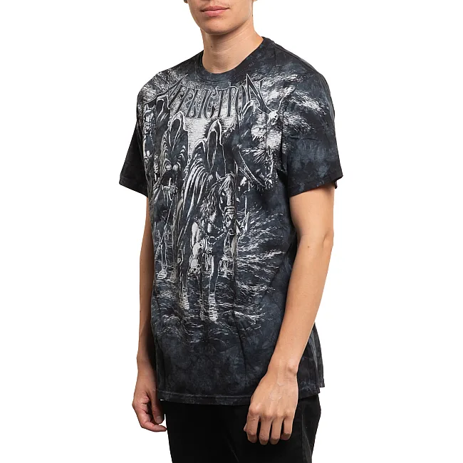Футболка мужская AFFLICTION Black Night Tee Doom Wash