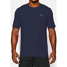 Футболка Under Armour Charged Cotton Left Chest Lockup Navy