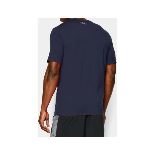 Футболка Under Armour Charged Cotton Left Chest Lockup Navy
