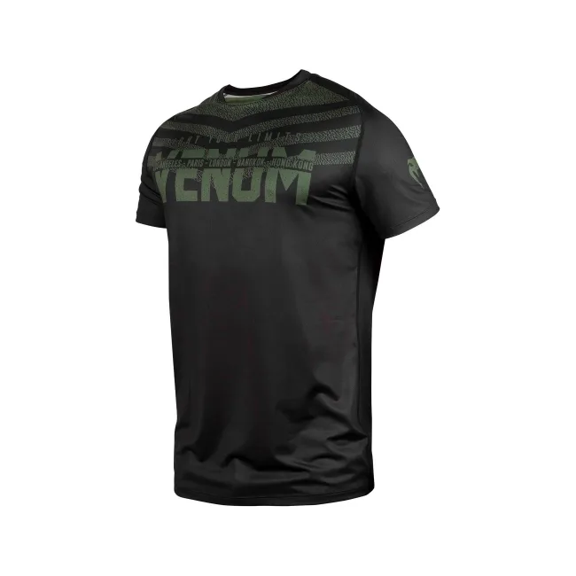 Футболка VENUM Signature Dry Tech Black Khaki Exclusive