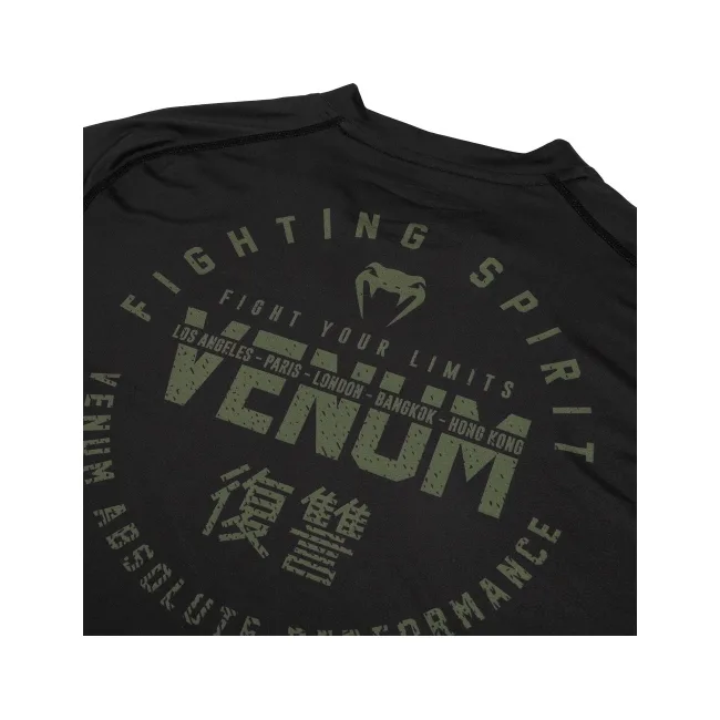 Футболка VENUM Signature Dry Tech Black Khaki Exclusive