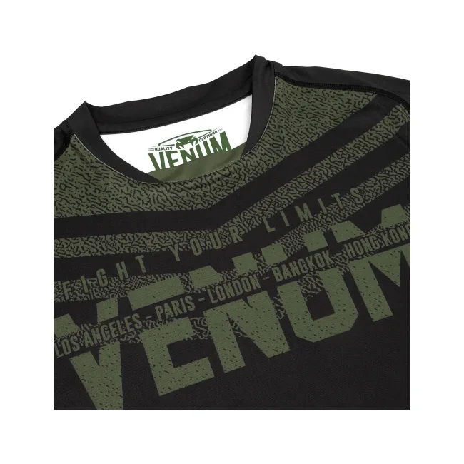 Футболка VENUM Signature Dry Tech Black Khaki Exclusive