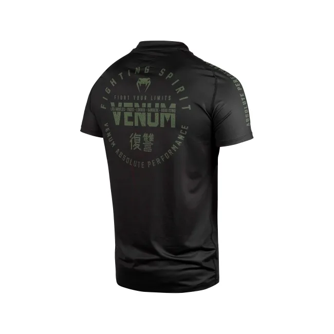 Футболка VENUM Signature Dry Tech Black Khaki Exclusive