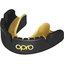 Капа для бокса OPRO GEN5 Gold Braces Black Gold