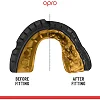 Капа для бокса OPRO GEN5 Gold Braces Black Gold