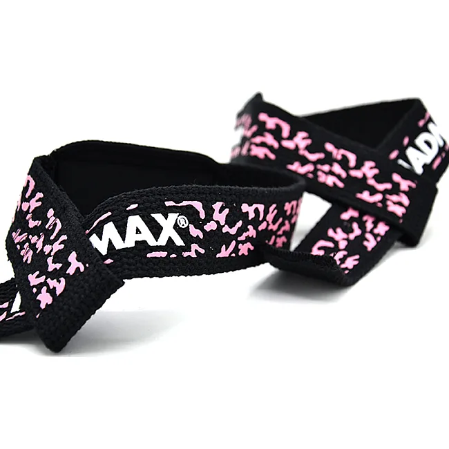 Ламки для тяги MADMAX Power Wrist Straps Camo/Pink