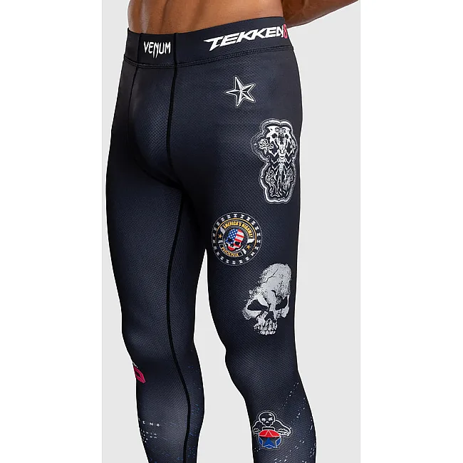 Лосіни чоловічі VENUM x TEKKEN 8 Paul Phoenix Black Blue