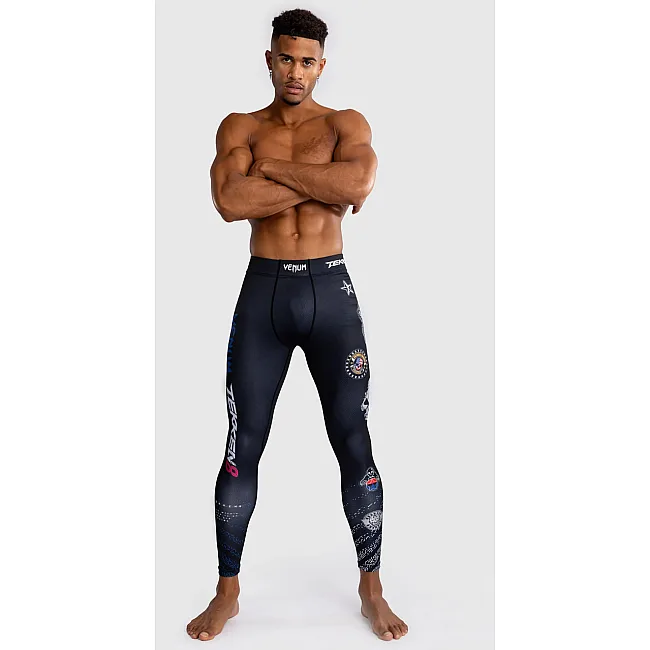 Лосіни чоловічі VENUM x TEKKEN 8 Paul Phoenix Black Blue