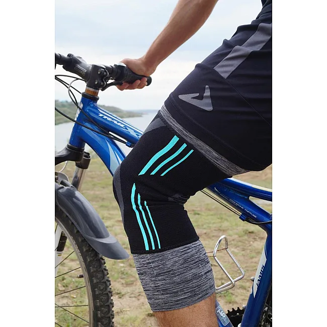 Наколенники для поддержки POWER SYSTEM PS-6021 Evo Black/Blue (пара)