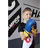 Перчатки для бокса POWERPLAY 3004 JR Classic Сине-желтые