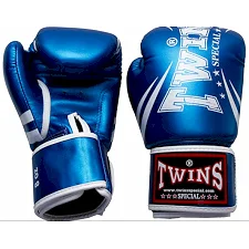 Рукавички боксу TWINS Fancy FBGDM3-TW6 Metallic Blue