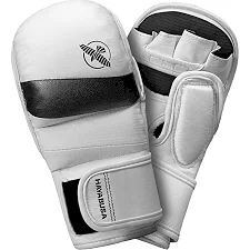 Перчатки рукопашные для ММА HAYABUSA T3 White Black
