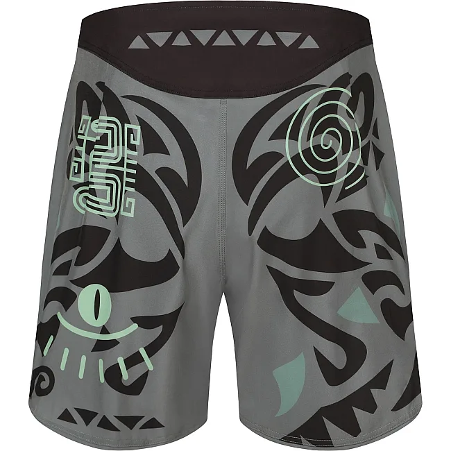 Шорти для ММА PERESVIT Maori Black Military Green