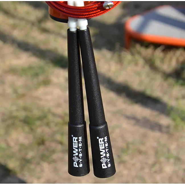 Скоростная скакалка POWER SYSTEM PS-4033 Crossfit Red (2,8м)