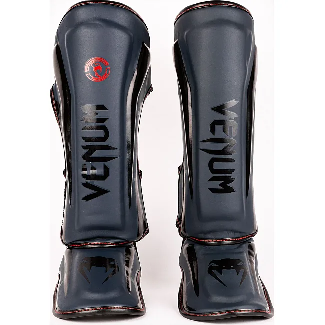 Защита голени и стопы VENUM Elite Standup Navy Blue Black-Red
