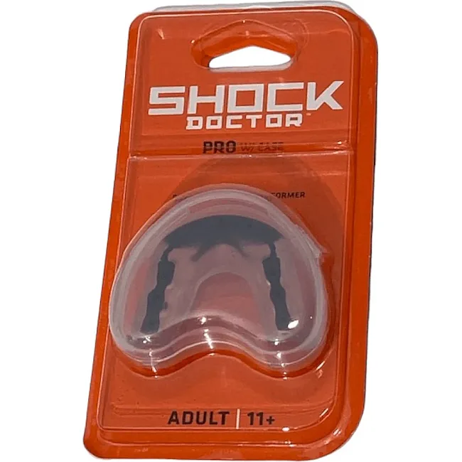 Капа Shock Doctor Pro взрослая (возраст 11+), подходит для брекетов Smoke (art. 5100.1-SMO-AD)