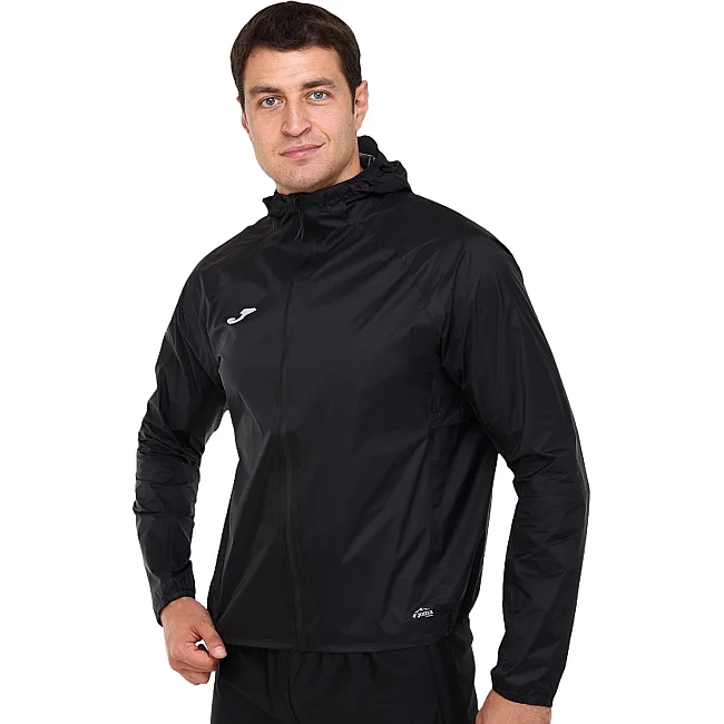 Куртка дождевик с капюшоном JOMA R-NATURE 104527-100 (Черный)