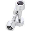 Гантели стальные HMS CHD03, 2 х 3 кг.